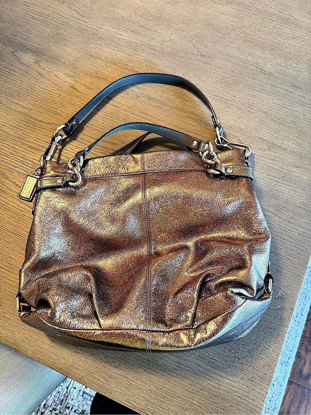 COACH Leather Hobo Bag in Brown